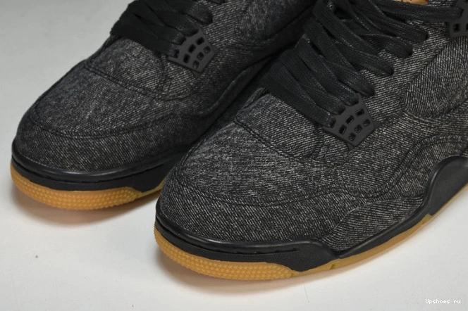 Black Levis  - Air 4 NRG AO2571-001 Jordan Retro Levis Denim 0825